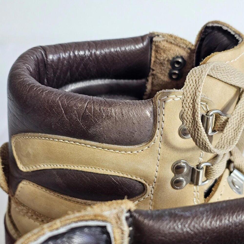 Vintage GRAND PIONEER Italian Work Brown Leather Boots Fits Like Men's US 10 - Picture 8 of 12